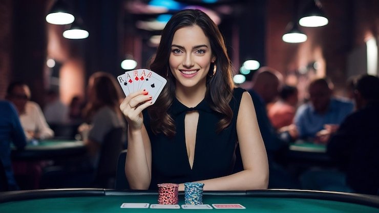 Antarmuka live-dealer mawartoto.login di layar Android dengan studio blackjack dan roulette